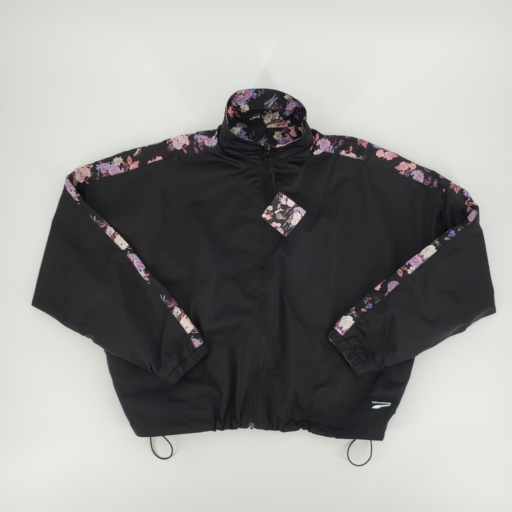 PUMA TABITHA SIMMONS BLACK FLORAL PRINT JACKET